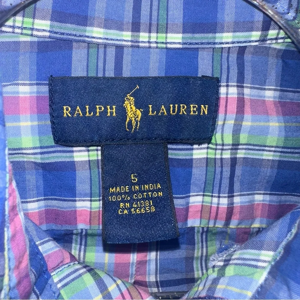 Ralph Lauren Multicolor Plaid Shirt